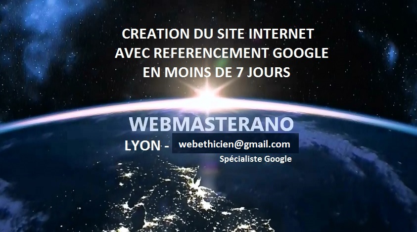 Webmaster Lyon - webmasterano